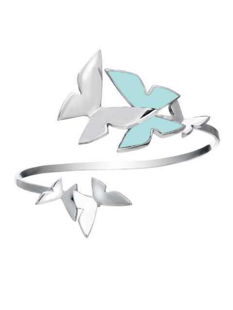 Les Papillons Bangle Turquoise