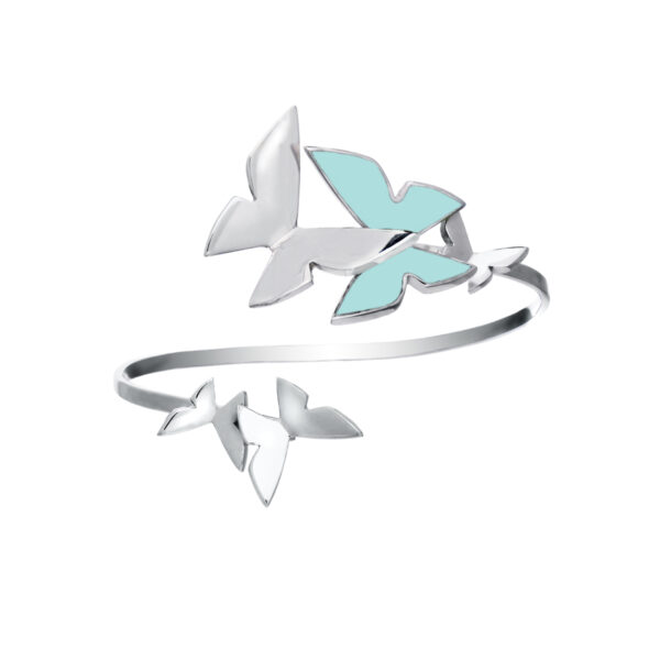 Les Papillons Bangle Turquoise