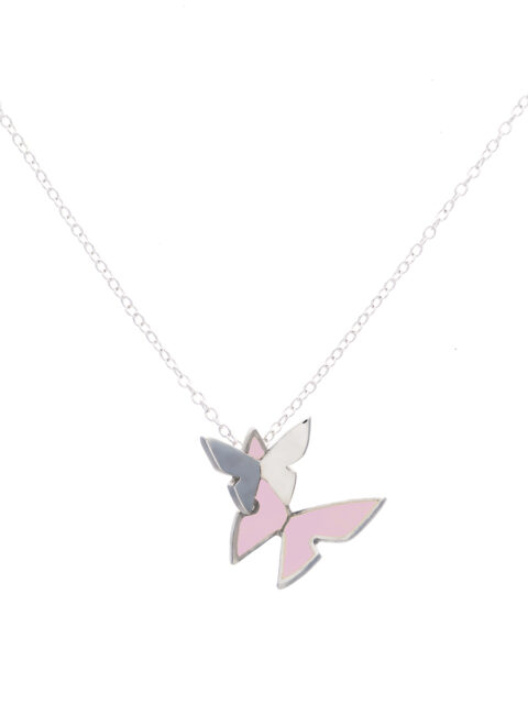 Les Papillons Small Pendant Pink