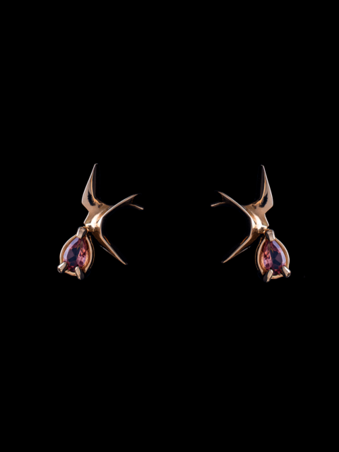 elegant swallow earrings