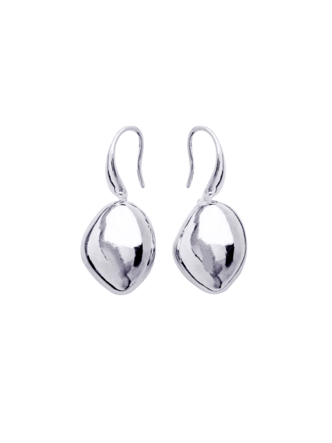 Pebble silver earrings by Hyrv