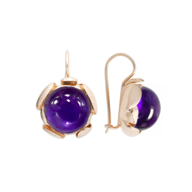 Cute amethyst earrings