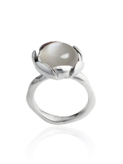 Elegant grey ring