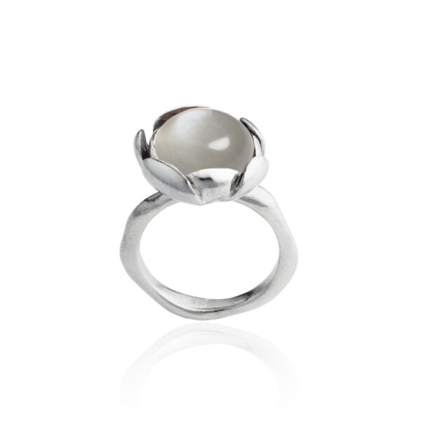 Elegant grey ring