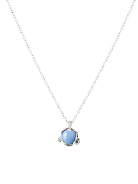 Elegant blue opal pendant