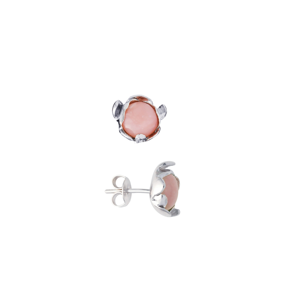 Elegant pink earrings