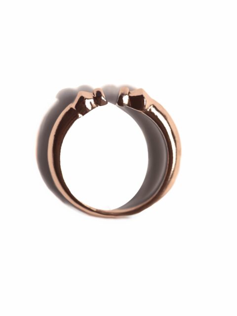 Golden ring for woman