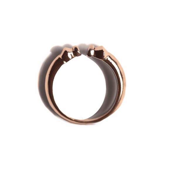 Golden ring for woman