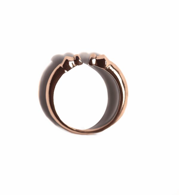 Golden ring for woman