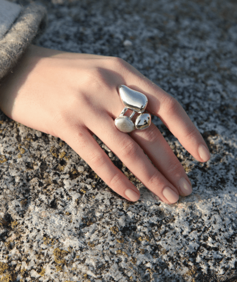 Pebble rings by Hyrv