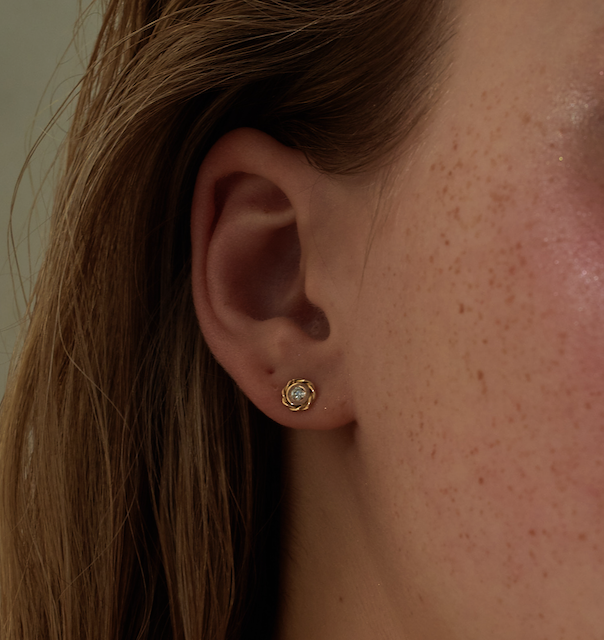 Hyrv daisy diamind studs