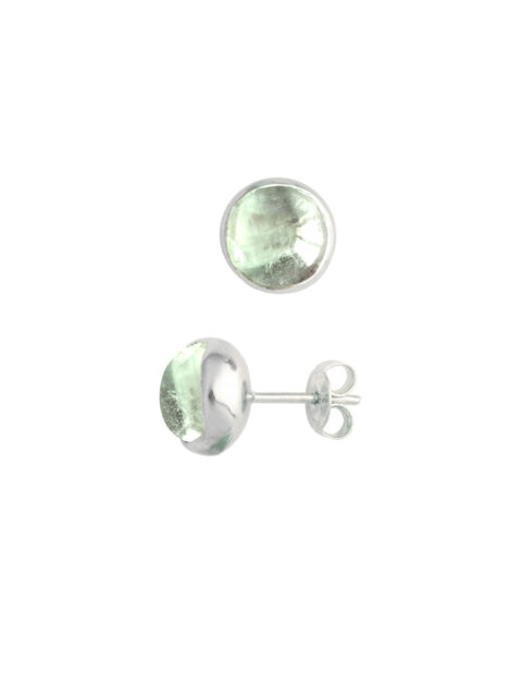 earrings with fluorite